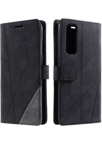 Oppo Oppo 4 Pro 4g Pu Deri Darbeye Dayanıklı Manyetik Kart Tutucu Için Kılıf (Yurt Dışından)