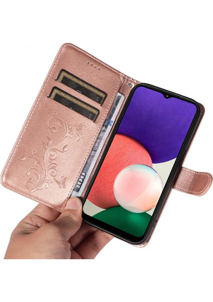 Samsung Galaxy A22 5g Yüksek Kaliteli Deri ve Kart Yuvası ile (Yurt Dışından) indirimleri