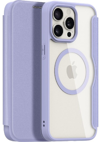 Rfıd Engelleme Kart Yuvası Pu Kapak ile IPhone 15 Pro Max Için Duducase Durumda (Yurt Dışından)