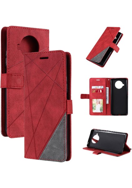 Xiaomi 10T Lite Için Pu Deri Cüzdan Çevir Folio Darbeye Kart (Yurt Dışından)