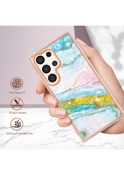Samsung Galaxy S24 Ultra 5g Mermer Desen Koruma Yumuşak Tampon (Yurt Dışından) fiyatları