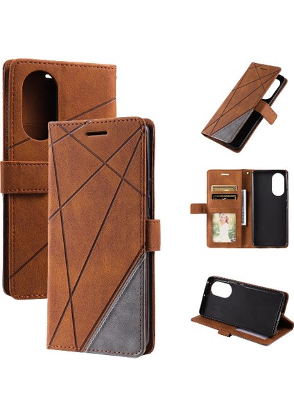Oppo Oppo 8t 5g Kart Tutucu Için Kılıf Kickstand Cüzdan Flip Folio Manyetik (Yurt Dışından)