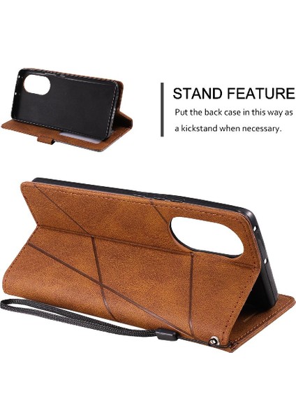 Oppo Oppo 8t 5g Kart Tutucu Için Kılıf Kickstand Cüzdan Flip Folio Manyetik (Yurt Dışından) modelleri