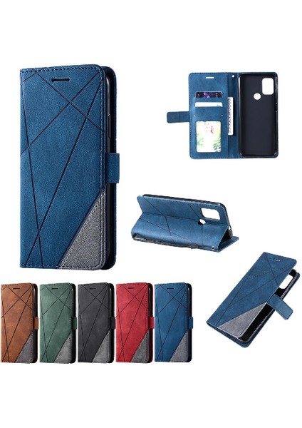 Motorola Moto G30 Kart Tutucu Için Kickstand Cüzdan Flip Folio Pu (Yurt Dışından)