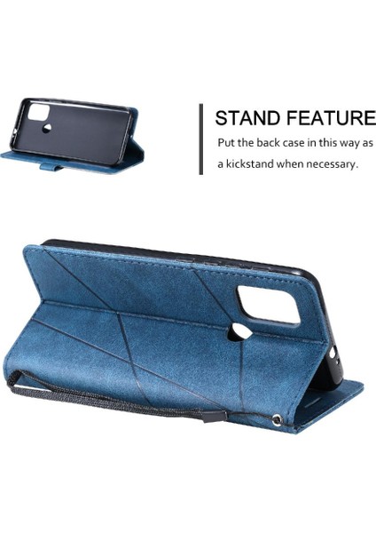 Motorola Moto G30 Kart Tutucu Için Kickstand Cüzdan Flip Folio Pu (Yurt Dışından)