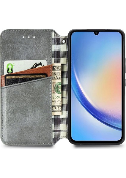 Samsung Galaxy A34 5g Için Kılıf Kapak Çevirin Cüzdan Fonksiyonu Zarif Kılıf (Yurt Dışından) modelleri