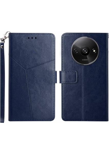Xiaomi Redmi A3 Deri Cüzdan Kickstand Için Kılıf-Dayanıklı Kapak Kapak Kitap (Yurt Dışından)