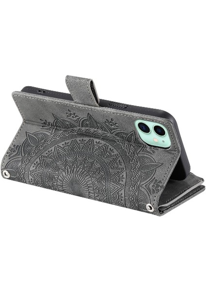 IPhone 11 Için Kılıf Alüminyum Metal Logo Yüksek Kalite Klipsiz 2-In-1 Kabuk (Yurt Dışından)