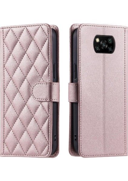 Telefon Kılıfı Için Xiaomi Poco X3/x3 Pro/x3 Nfc El Kayışı Manyetik Kart Flip (Yurt Dışından) indirimleri
