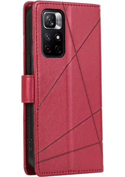 Colorful Shop Xiaomi Redmi Not 11 Için Flip Case 5g Darbeye Üç Kart Yuvaları Şok (Yurt Dışından)