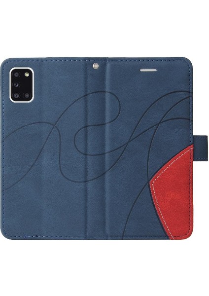 Samsung Galaxy Kickstand Kickstand Koruyucu Iki Renkli Dikiş Pu (Yurt Dışından) fırsatları