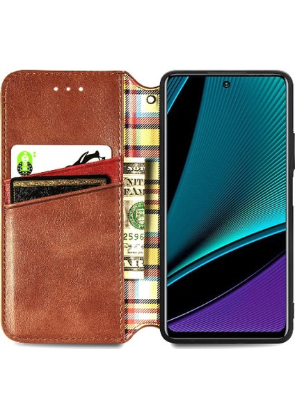 Infinix Not 11 Pro Zarif Iş Flip Kapak Kılıf Için Kılıf (Yurt Dışından)