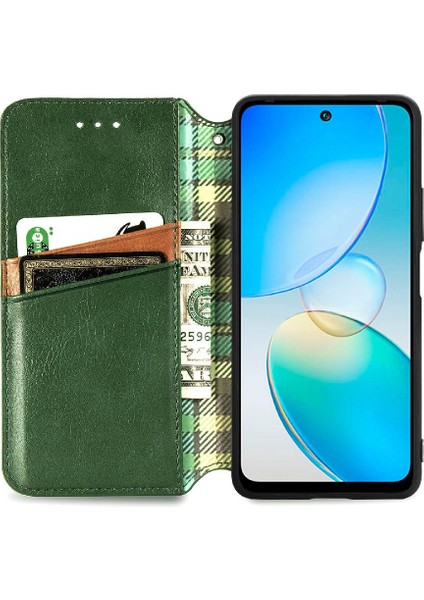 Infinix Sıcak 12 Flip Kapak Için Kılıf Moda Tasarımı Zarif Iş Durum (Yurt Dışından)