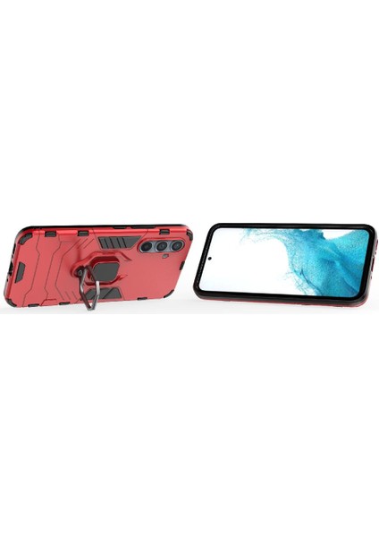 Samsung Galaxy A54 5g Için Kılıf 360 &deg; Dönen Halka Darbeye Kapak Askeri (Yurt Dışından) modelleri