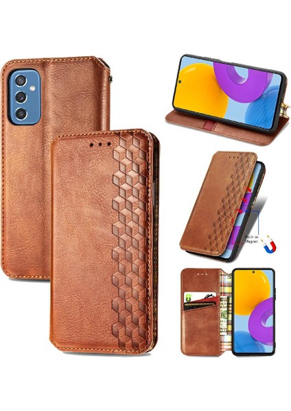 Samsung Galaxy M52 5g Flip Kapak Moda Tasarımı Zarif Deri (Yurt Dışından)