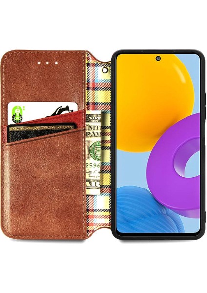 Samsung Galaxy M52 5g Flip Kapak Moda Tasarımı Zarif Deri (Yurt Dışından) fırsatları