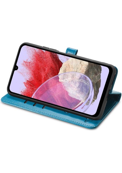 Samsung Galaxy M34 5g Flip Kapak Darbeye Karikatür Hayvanlar Için Kılıf (Yurt Dışından)
