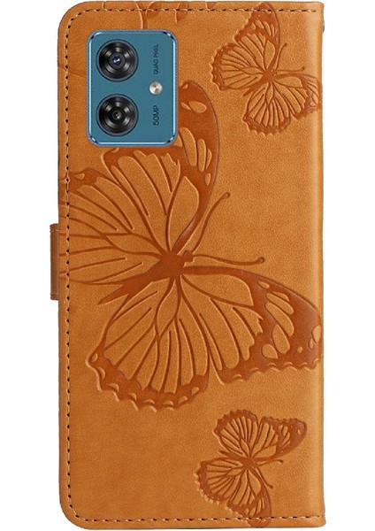Motorola Moto G54 5g Pu Deri Flip Kickstand Için Kılıf Kart Yuvası ile (Yurt Dışından) modelleri
