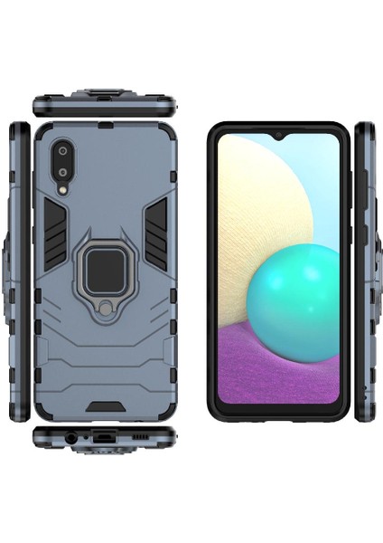 Samsung Galaxy A02 Kickstand Askeri Damla Koruma Halkası Kapağı Için Kılıf (Yurt Dışından) fırsatları