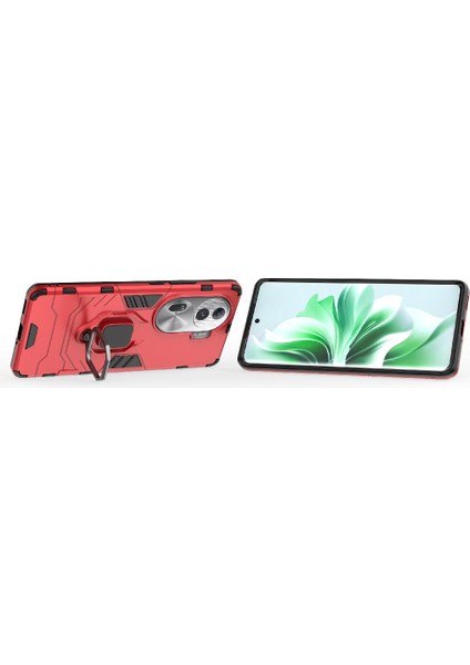 Oppo Oppo 11 Pro 5g Askeri Damla Koruma Için Kılıf 360 &deg; Dönen Halka (Yurt Dışından)