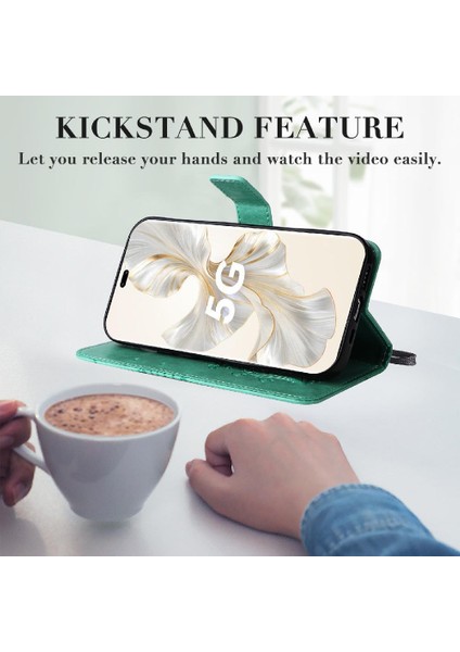 Onur Için Kılıf 100 Pro Manyetik Kapak Darbeye Kapak Flip Kickstand Pu (Yurt Dışından) modelleri