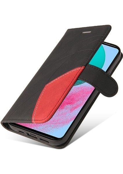 Samsung Galaxy M54 Kickstand Koruyucu Pu Deri Flip Folio Için Kılıf (Yurt Dışından)