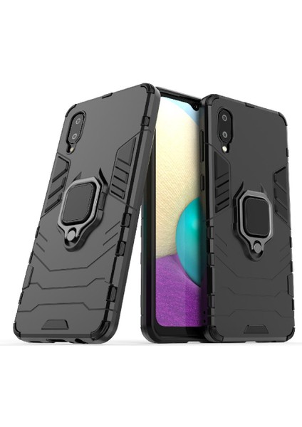 Samsung Galaxy A02 Kickstand Askeri Damla Koruma Halkası Kapağı Için Kılıf (Yurt Dışından) indirimleri