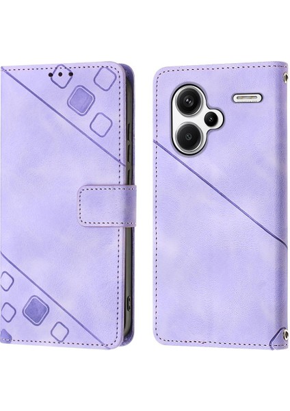 Xiaomi Redmi Için Not 13 Pro Artı 5g Manyetik Deri Kart Tutucu (Yurt Dışından)