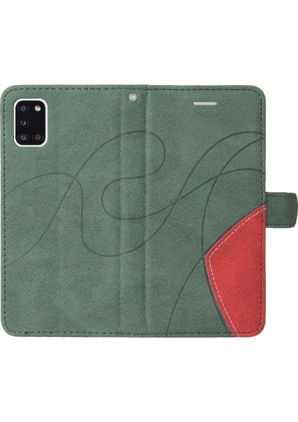 Samsung Galaxy Kickstand Kickstand Koruyucu Iki Renkli Dikiş Pu (Yurt Dışından) indirimleri