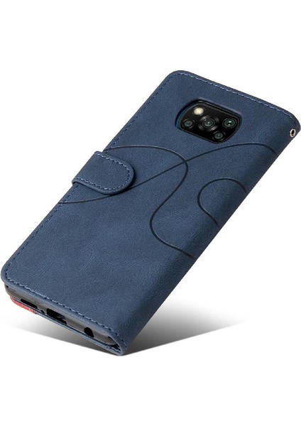 Xiaomi Poco X3/x3 Pro/x3 Nfc Kickstand Koruyucu Pu Deri Flip Case (Yurt Dışından)