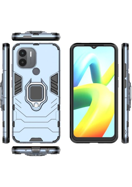 Xiaomi Redmi A1 Artı Kickstand Darbeye Kapak 360 &deg; Dönen Halka (Yurt Dışından) modelleri