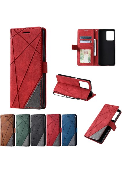 Xiaomi Poco X5 Pro 5g Pu Deri Darbeye Manyetik Cüzdan Flip Case (Yurt Dışından)