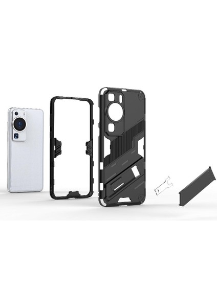 Colorful Shop Huawei P60 Kickstand Sağlam Askeri Koruyucu Kapak Için Kılıf (Yurt Dışından)