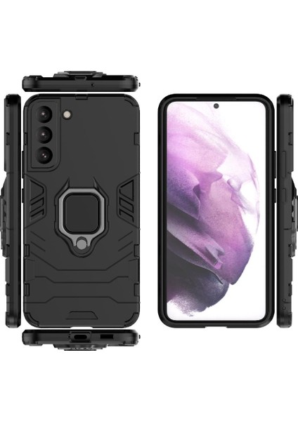 Samsung Galaxy S22 5g Askeri Damla Koruma Kickstand Yüzük (Yurt Dışından) modelleri