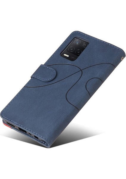 Kart Yuvası Standı ile Realme 8 5g Pu Deri Flip Folio Kılıf (Yurt Dışından) fırsatları