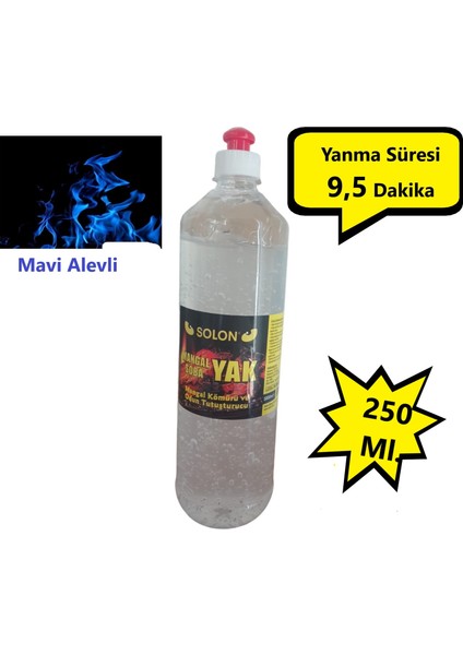 Mangal Soba Şömine Tutuşturucu Jel Yakıt 250 Ml.