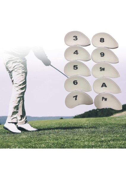 10 Golf Ütü Başörtüsü , 3 4 5 6 7 8 9 A Sw Pw Golf (Yurt Dışından)