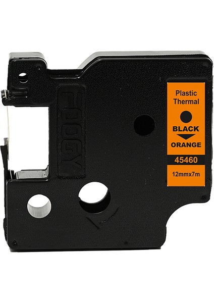 Dymo D1 Muadili Etiket Plastik Turuncu 12 mm x 7 mt modelleri