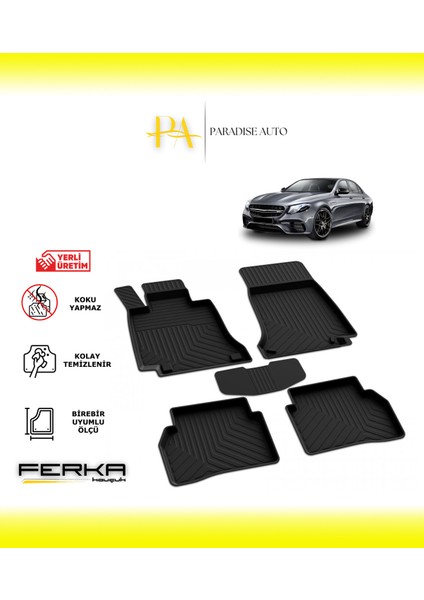 Mercedes E Serisi W213 2015-2020 4d Havuzlu Paspas