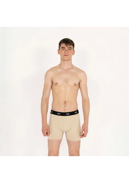 Erkek Bej Boxer
