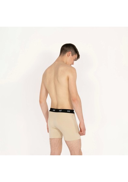 Erkek Bej Boxer