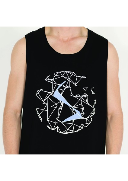 Logo Baskılı Erkek Siyah Atlet fırsatları