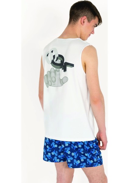 El Logo Baskılı Erkek Beyaz Atlet modelleri