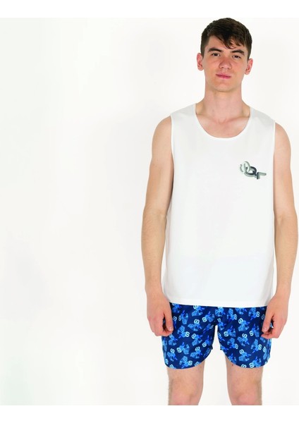 El Logo Baskılı Erkek Beyaz Atlet fırsatları