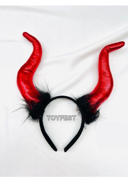 Cadılar Bayramı Halloween Kostüm Partisi Aksesuarı Boynuzlu Şeytan Malefiz Tacı & Taç - 30X28CM fiyatları