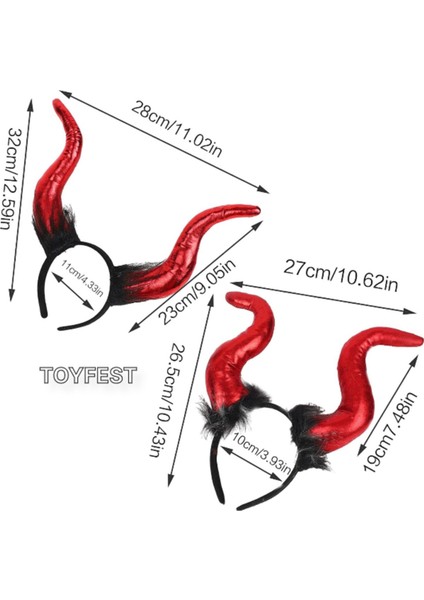 Cadılar Bayramı Halloween Kostüm Partisi Aksesuarı Boynuzlu Şeytan Malefiz Tacı & Taç - 30X28CM modelleri