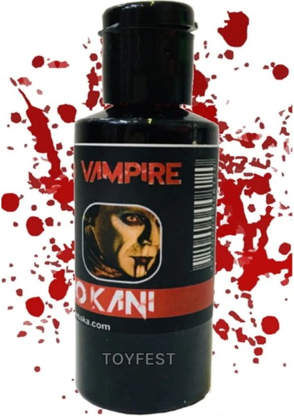 Halloween Cadılar Bayramı 50 Gr. Yapay Vampir Dracula Yapay Kan Boya + Vampir Neon Glow Dişlik Seti fırsatları