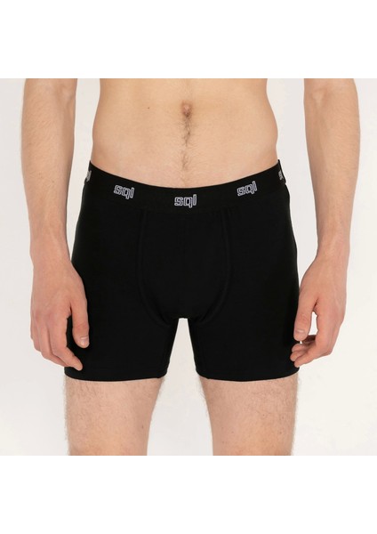 Outfit Erkek Siyah Boxer