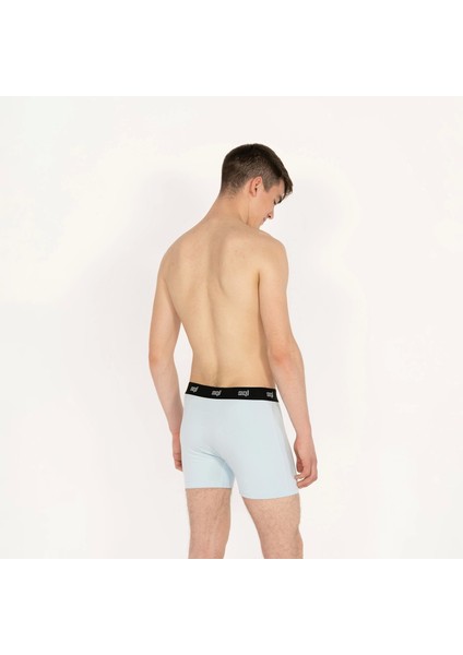 Erkek Açık Mavi Boxer