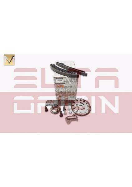 Eksantirik Zincir Seti M10319924E Movano B-Master Iıı 2.3 Dcı-Cdtı FWD-M9T 1302800Q0D 130C19924R 1302800Q0D 93168149 Gold